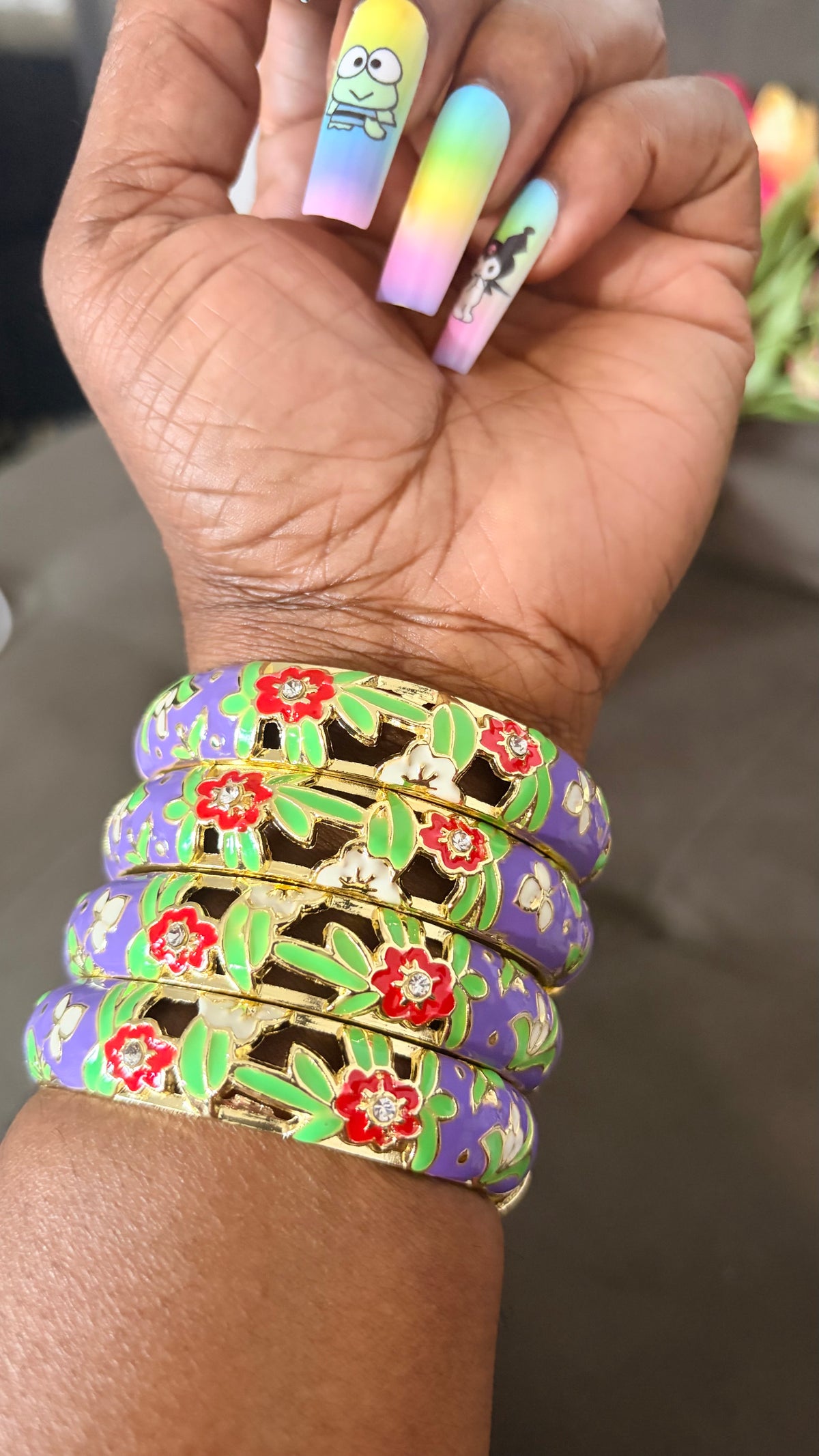 Flower Bangles