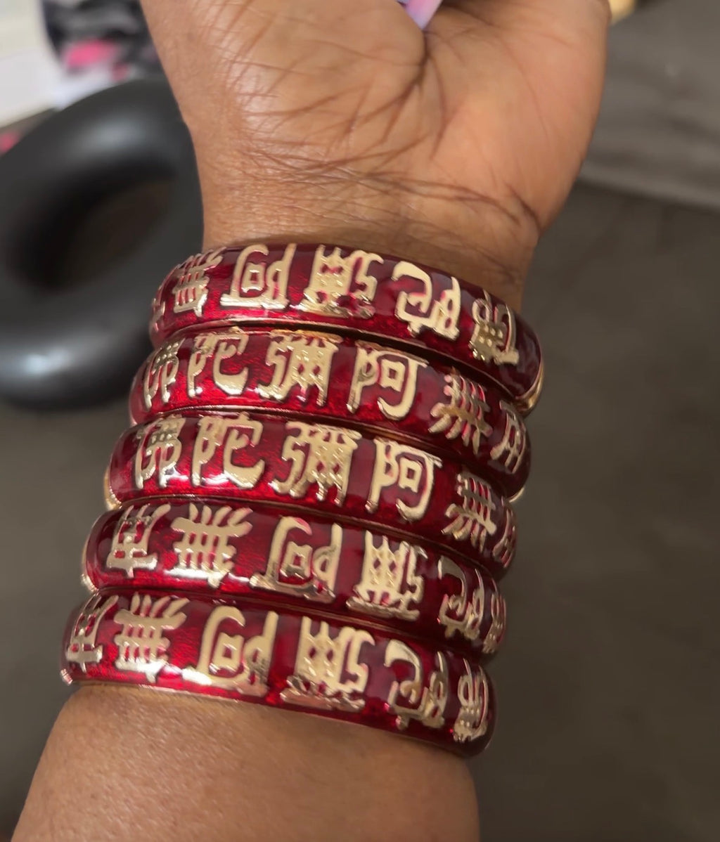 Golden Fortune Chinese Bangles