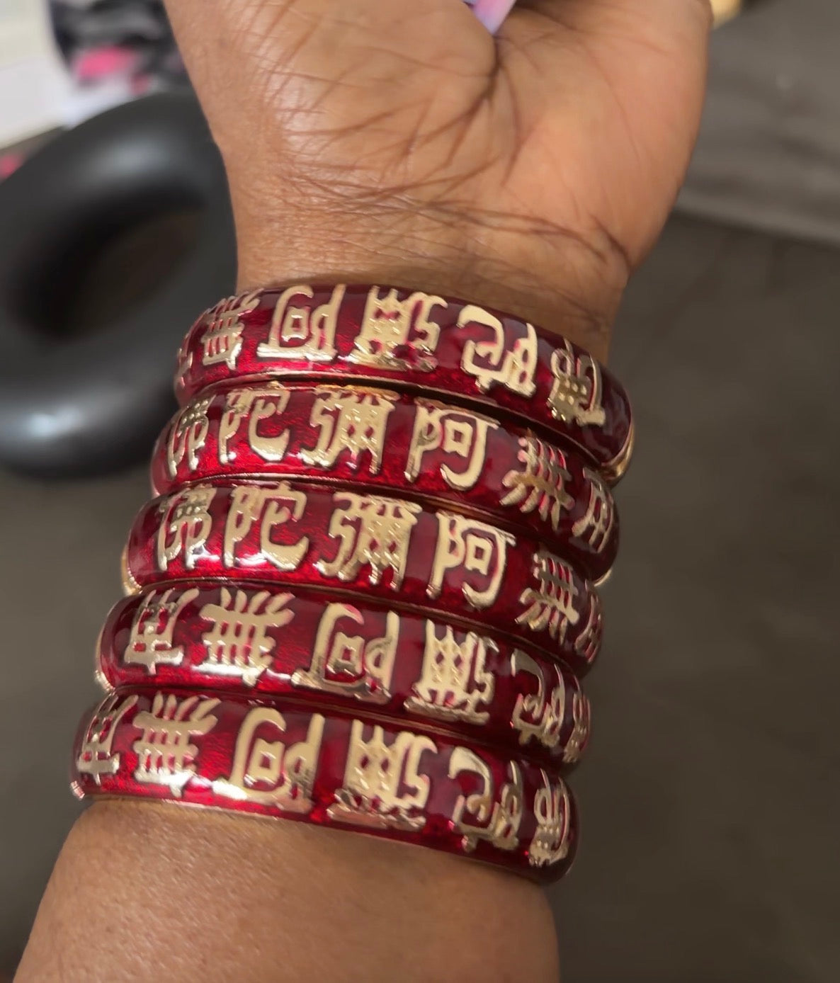 Golden Fortune Chinese Bangles